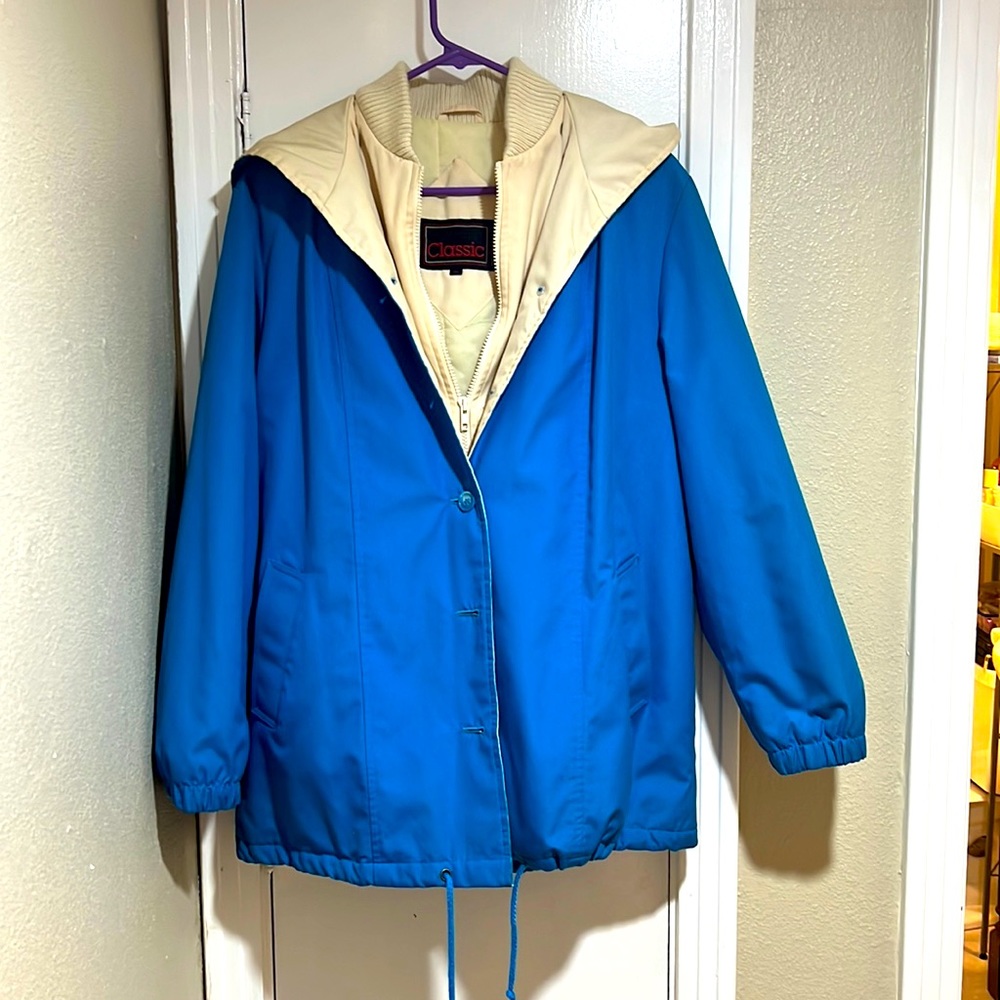 Classic Womens Vintage Ski Jacket Size 16
